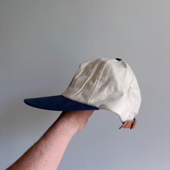 RARE vintage Kraft Dinner French Promo your dad hat 2 tone strap back - Picture 6 of 8